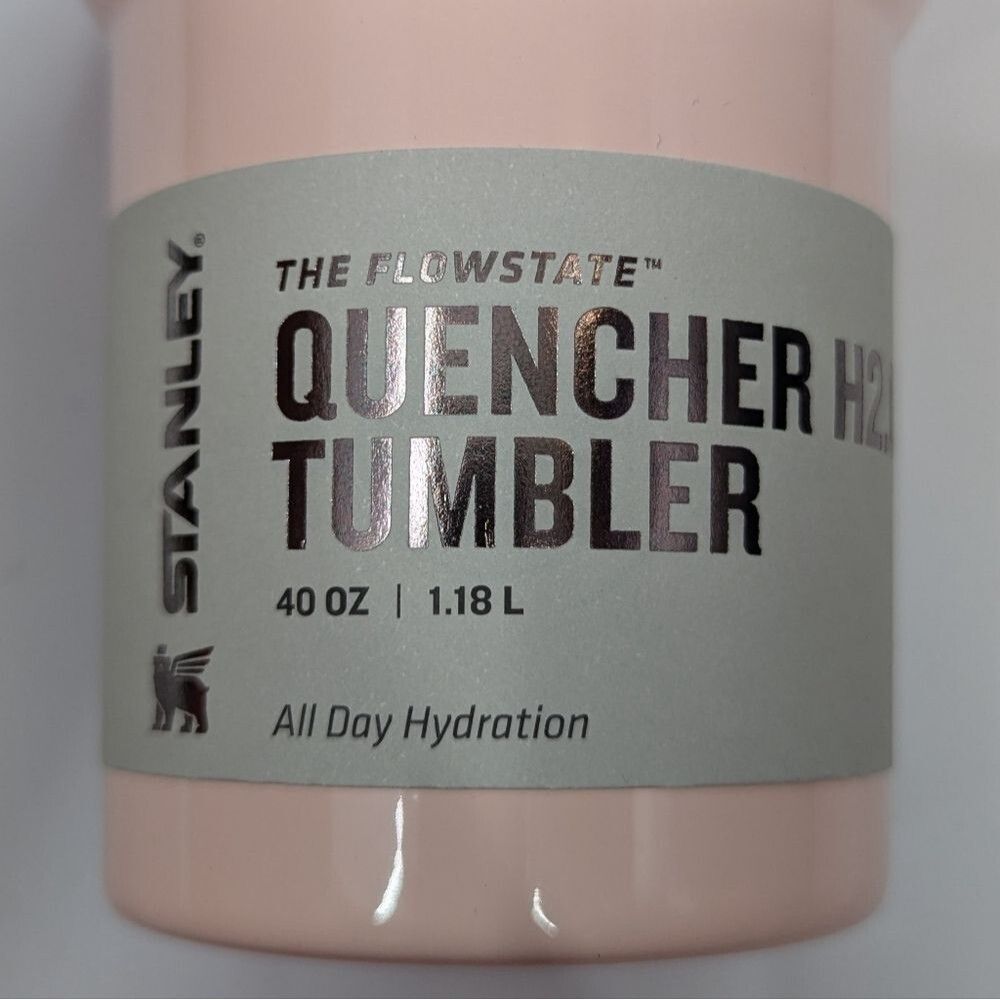 Stanley 40 oz Quencher Tumbler H2.0 Flowstate Glazed Donut Gloss Ballet Pink NWT - Picture 12 of 14